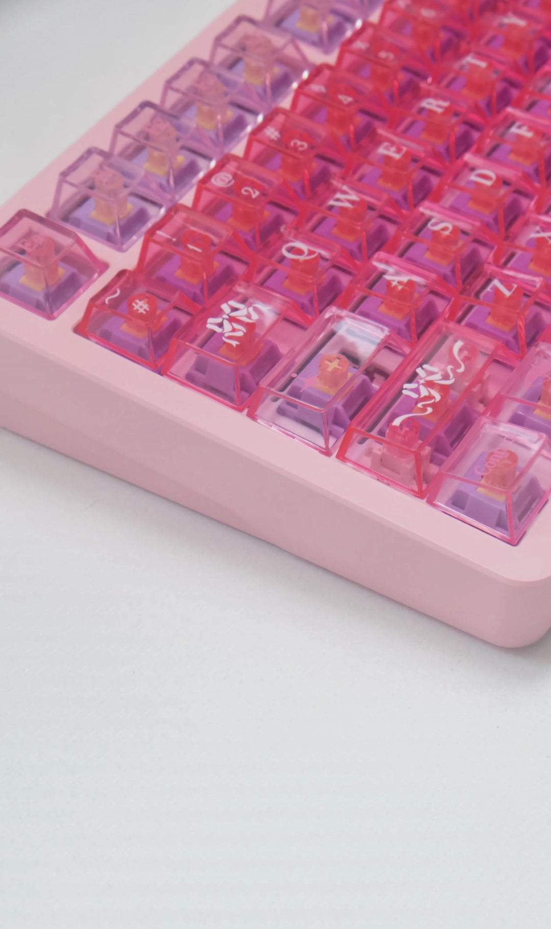 Pink Cat Nurse keycaps